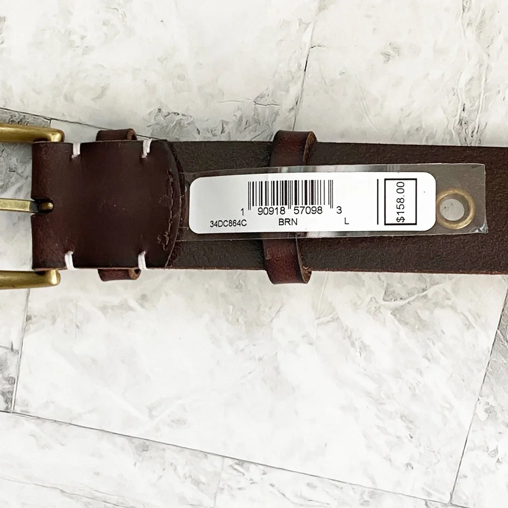 NEW Frye Grommet Leather Belt